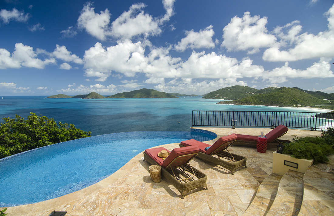 AnaCapri Estate BVI villa in Tortola with pool