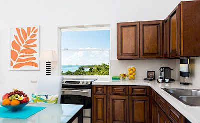 Kitchen With Beach Views