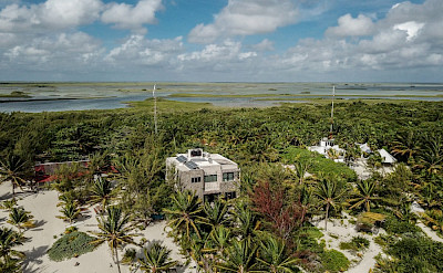 Casa Maya Kaan Tulum Drone Lagoon