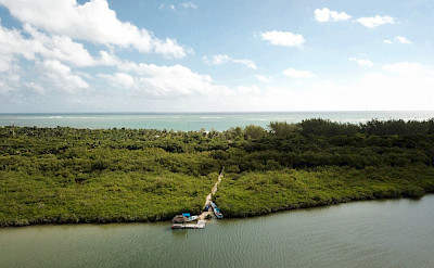 Casa Maya Kaan Tulum Lagoon Drone
