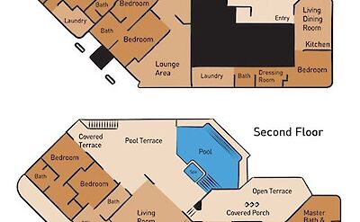 Bedroom Floor Plan Sheriva Villas