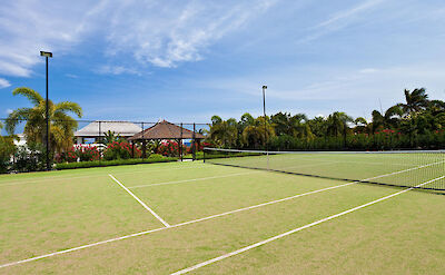 D Lebleu Villa Anguilla Rental Tennis Court