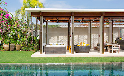 Villa Pool And Outdoor Living Area