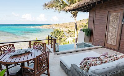 Necker Island Bali Beach Outdoor Lounge Area Hot Tub