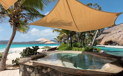 Necker Island Main Beach Hot Tub