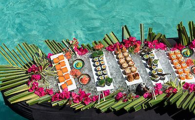 Necker Island Sushi Boat