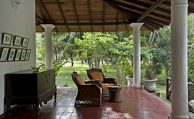 Veranda Seating With Garden View