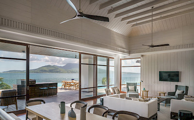 Park Hyatt St Kitts Presidential Villa Dining Living Room