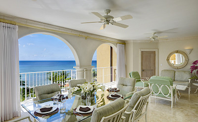Saint Peters Bay Luxury Beachfront Home Terrace Dining 1