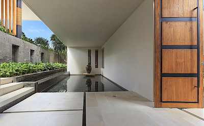 The Iman Villa Stunning Entrance Water Feature