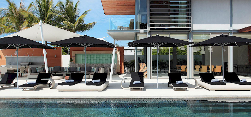 Villa Sun Loungers By The Pool