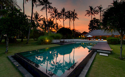 +Samadhana+ +Sunset+over+the+pool