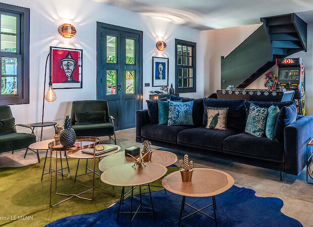 Eden Rock Villa Rental Living Room Jeanne Le Menn
