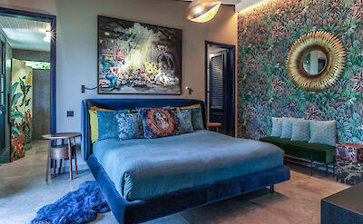 Eden Rock Villa Rental Blue Bedroom Jeanne Le Menn