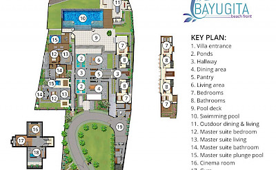 Bayu Gita Beach Front Floorplan